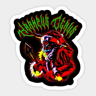 Krampus Claus Sticker